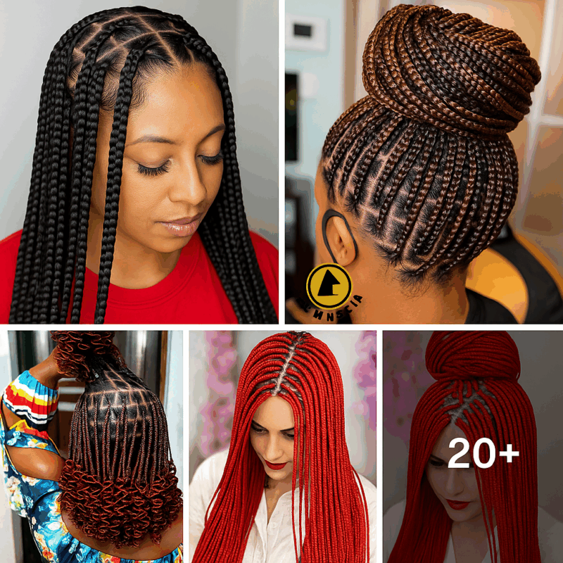 20 PHOTOS: Box Knotless Braided Styles ‎
