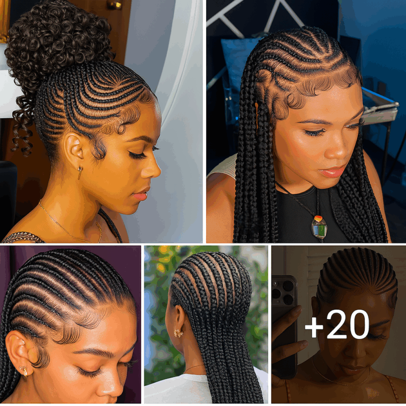 20 PHOTOS: Cornrow braid designs – Ghana braids styles ‎