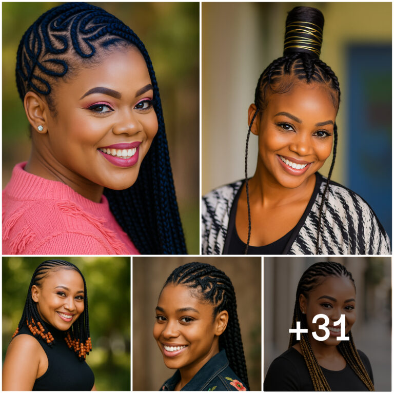 31 PHOTOS: Cornrow braid designs – Knotless braid styles ‎
