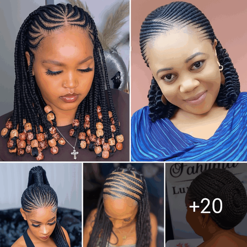 20 PHOTOS: Professional cornrow hairstyles for events ‎