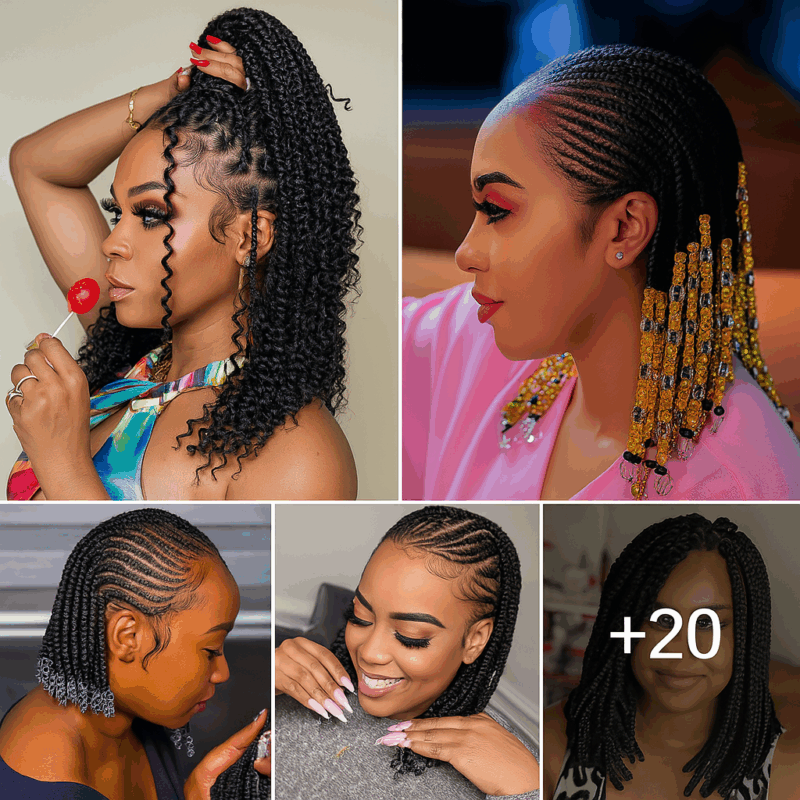 23 PHOTOS: Luxury braided hairstyles – Professional cornrow hairstyles ‎