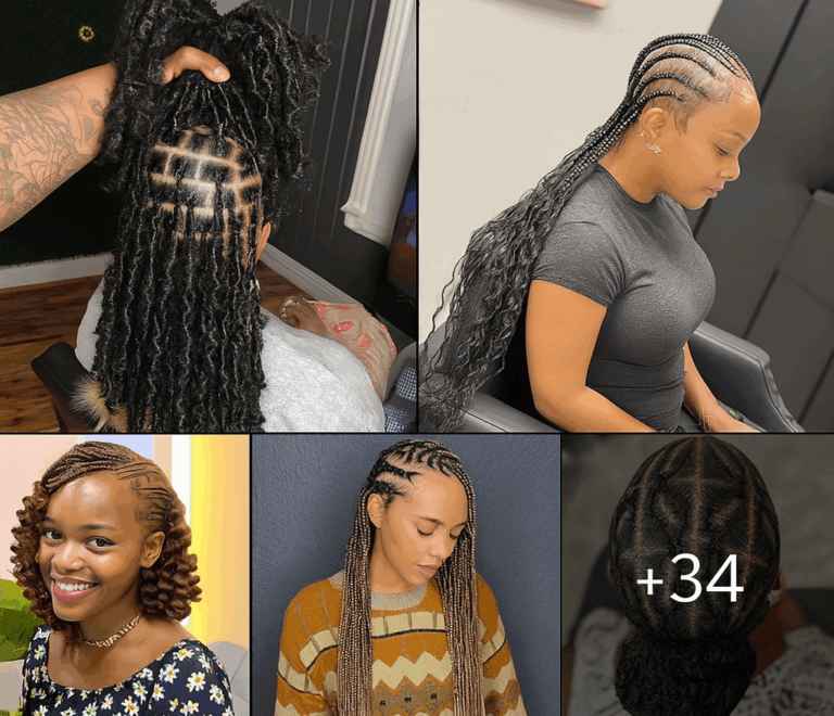 34 PICTURES: Latest Hairstyles for Ladies – African braids ‎