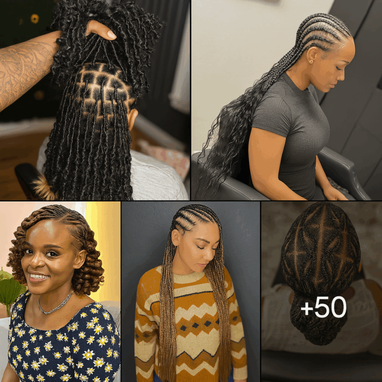 36 PICTURES: Latest Hairstyles for Ladies – African braids ‎
