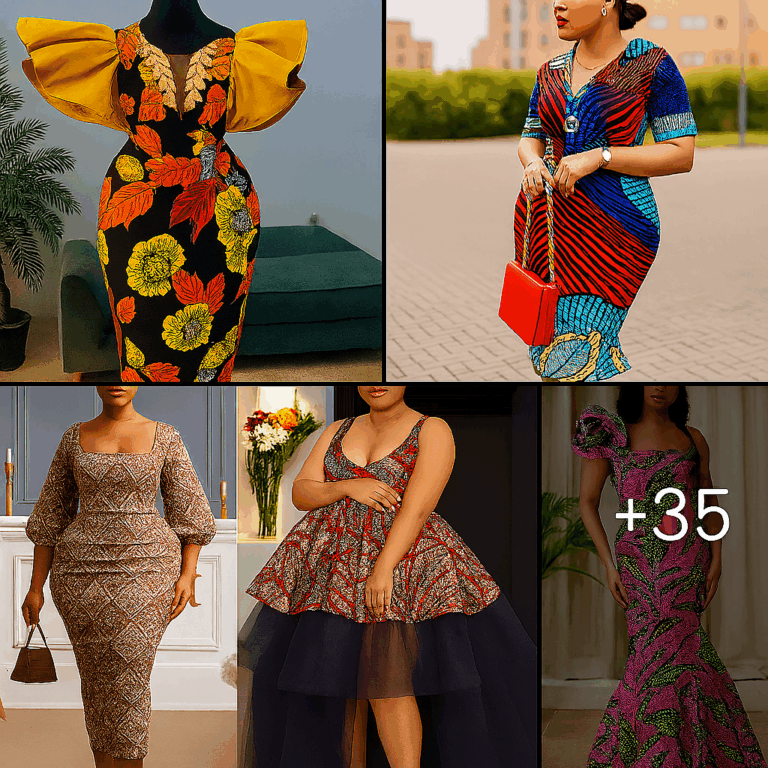 41 PHOTOS: Stylish African print dresses