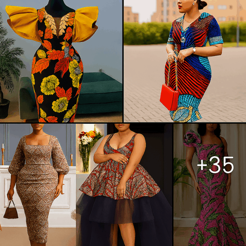 41 PHOTOS: Stylish African print dresses