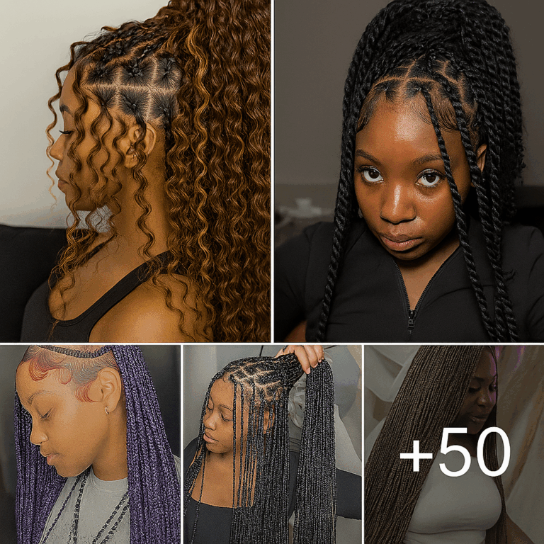 50 PHOTOS: Cute Looking Braids For Ladies – Knotless & Twists ‎