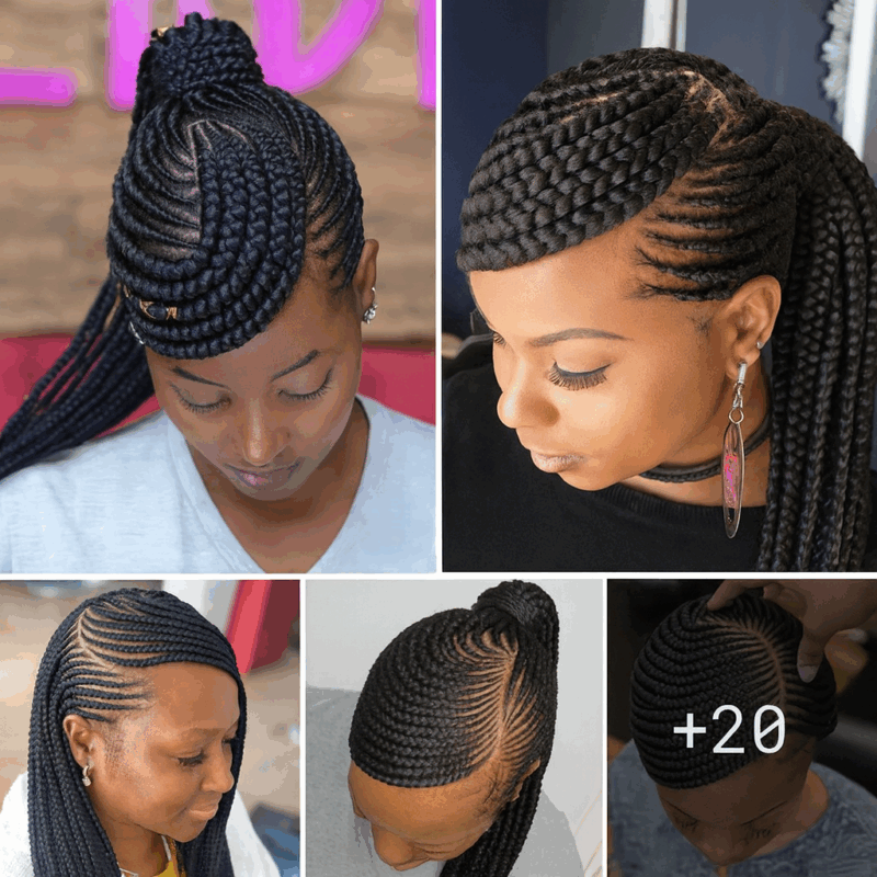 20 PHOTOS: Premium Cornrow Hairstyles for Women ‎