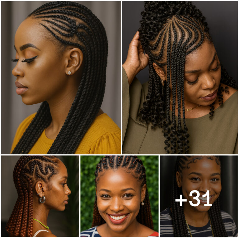 31 PHOTOS: Professional knotless braids with side parts