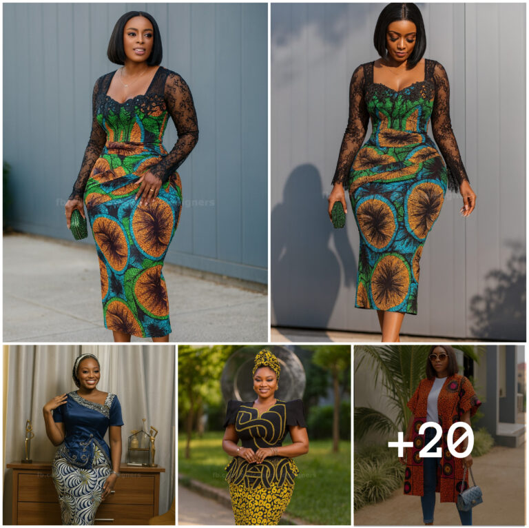 20 PHOTOS: Ankara Gown Styles for Ladies ‎
