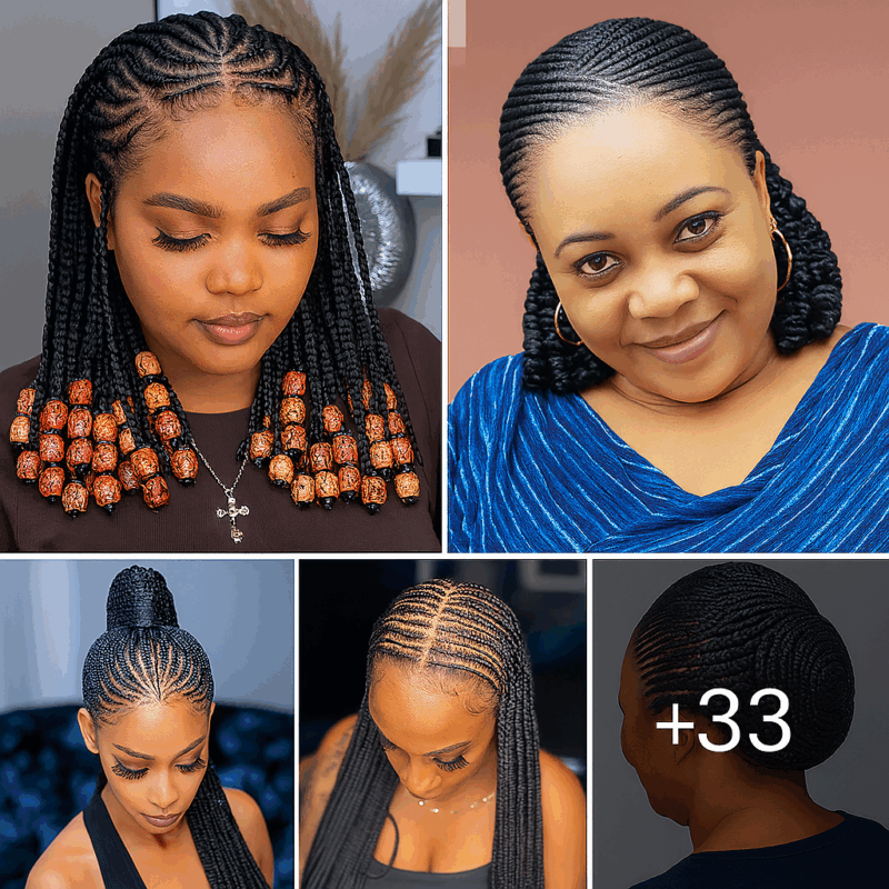 33 PHOTOS: Professional cornrow hairstyles for events