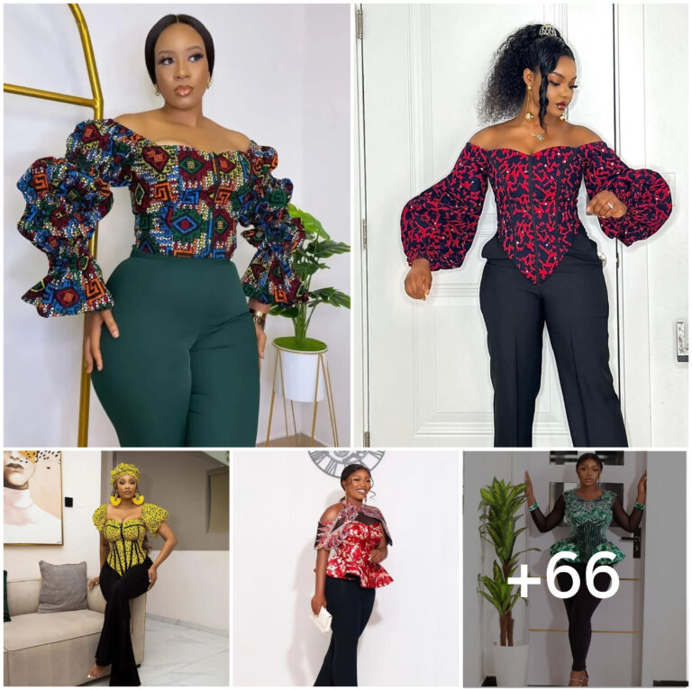 66 PHOTOS: New Ankara tops for women – Beautiful clothing styles
