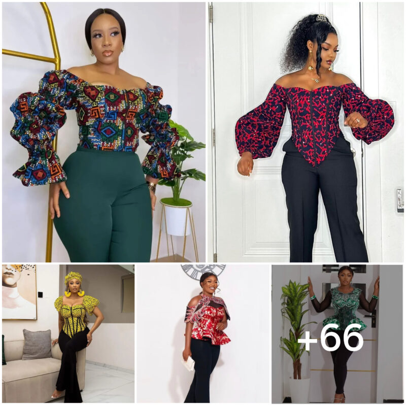 66 PHOTOS: New Ankara tops for women – Beautiful clothing styles