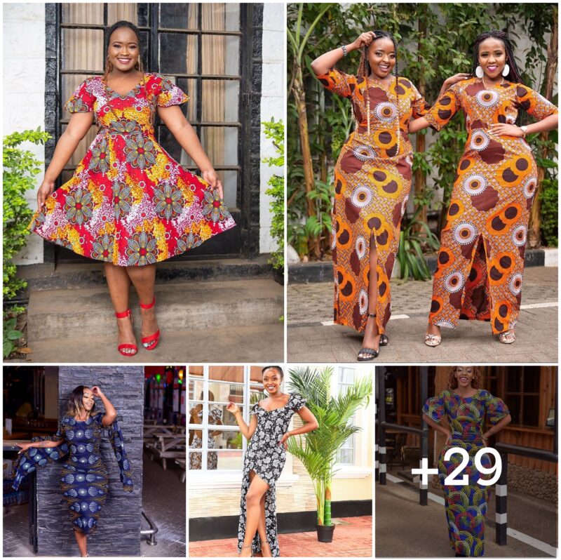 29 PHOTOS: Elegant Designer Ankara Style Outfits
