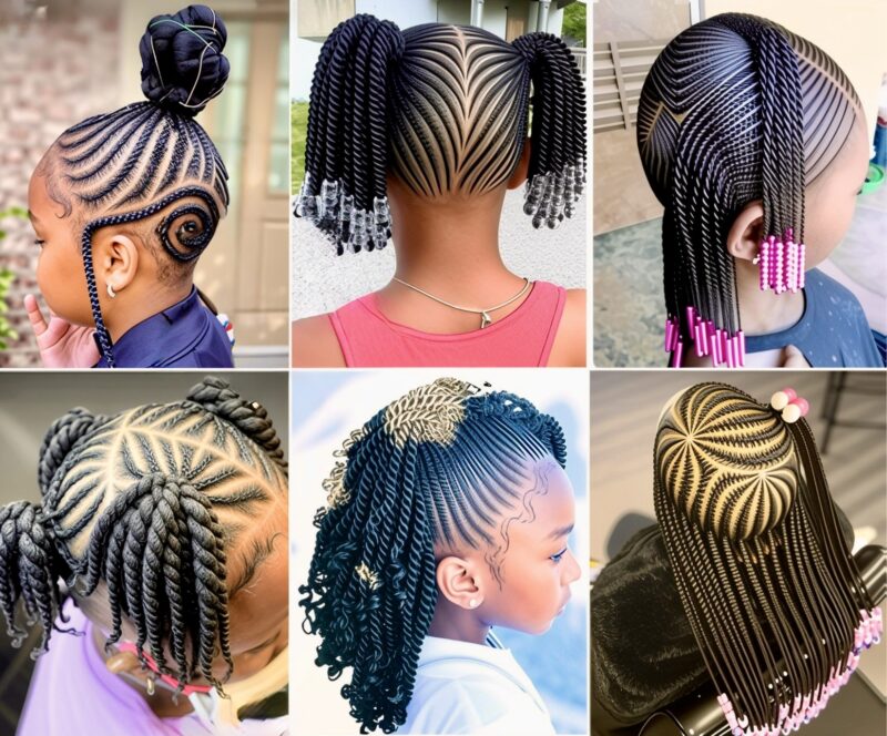 33 PHOTOS: Clean Kids’ Cornrow Hairstyle Ideas ‎