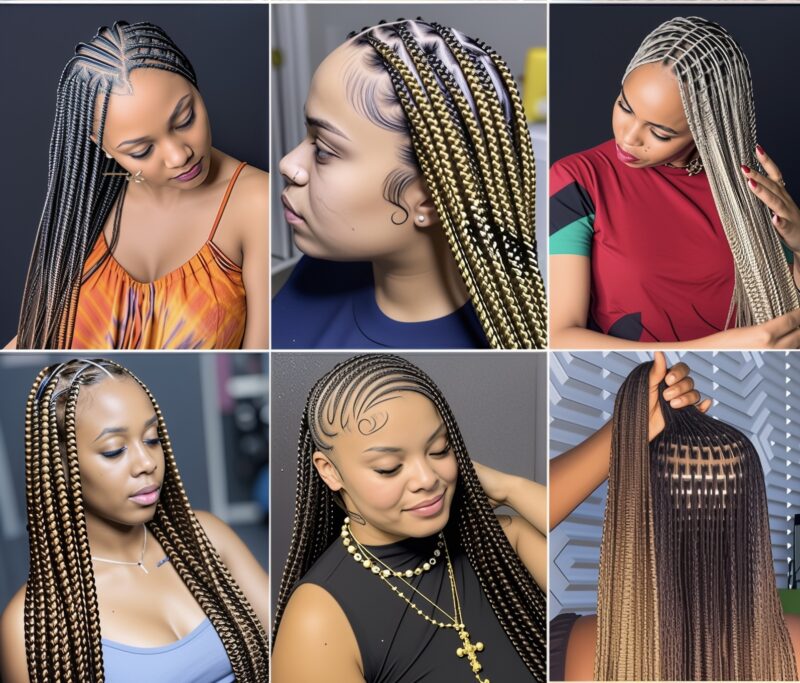 35 PHOTOS: High-end African knotless braids ‎