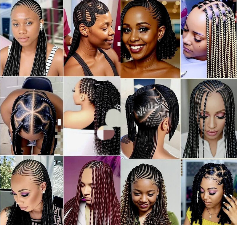 32 PHOTOS: Premium Cornrow Hairstyles for Natural Hair ‎