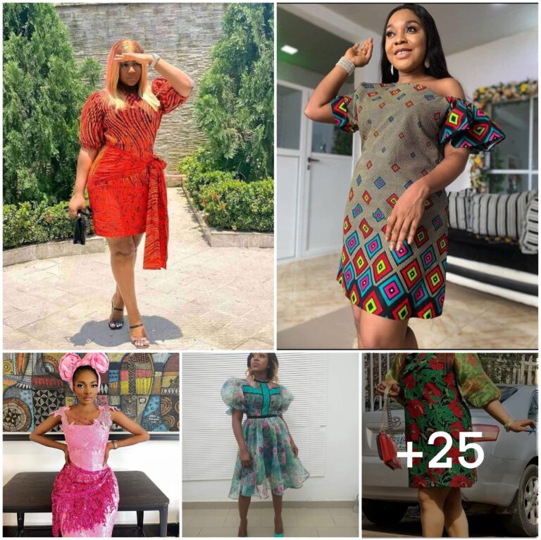 25 PHOTOS: Nice Ankara Style Dresses