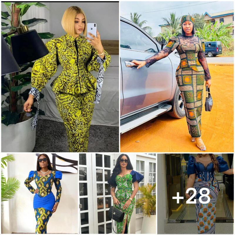28 PHOTOS: Simple Ankara Style Dresses
