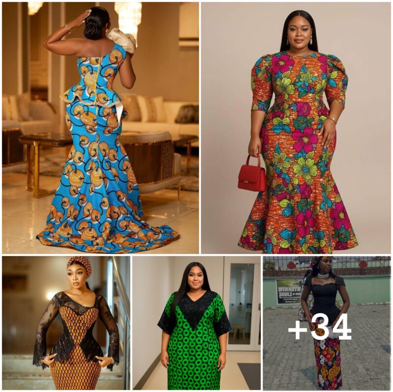 34 PHOTOS: Elegant Ankara Style Clothing Wear