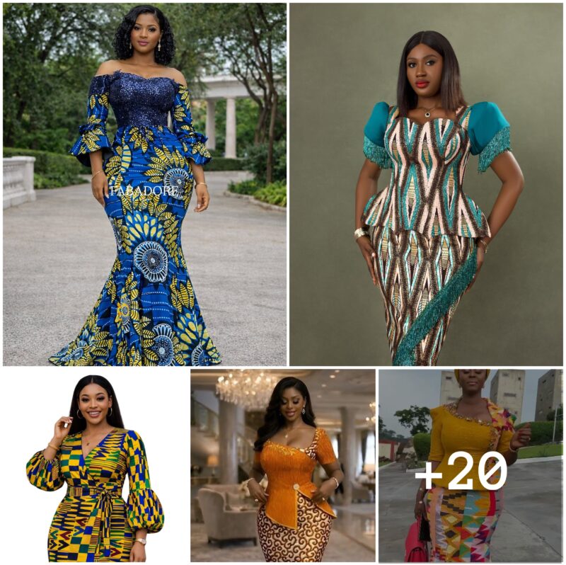 20 PHOTOS: Premium ankara kente styles
