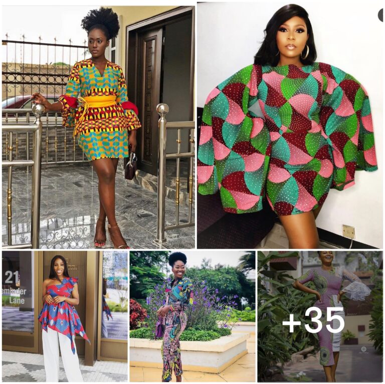 35 PHOTOS: Simple Ankara Style Fashion Outfits