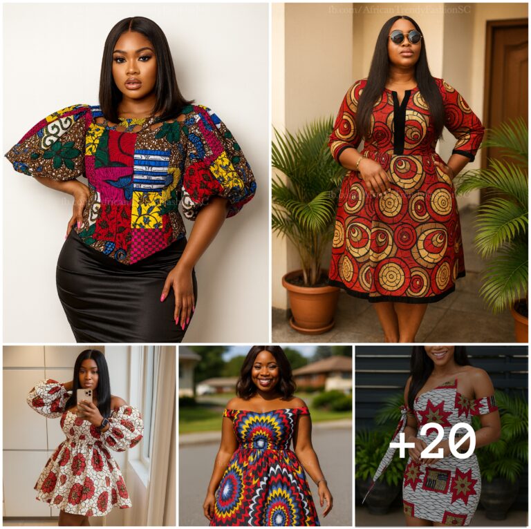 20 PHOTOS: Simple Ankara Style Clothing Looks