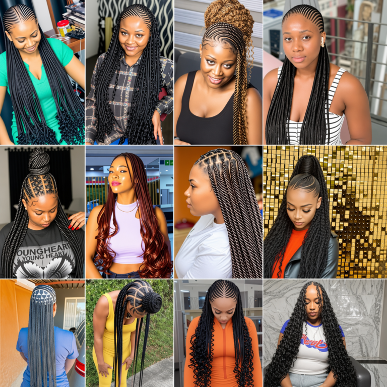 20 PHOTOS: Premium Braids Installation Hairstyles