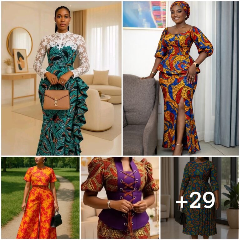 29 PHOTOS: Ankara Pattern Dress Styles