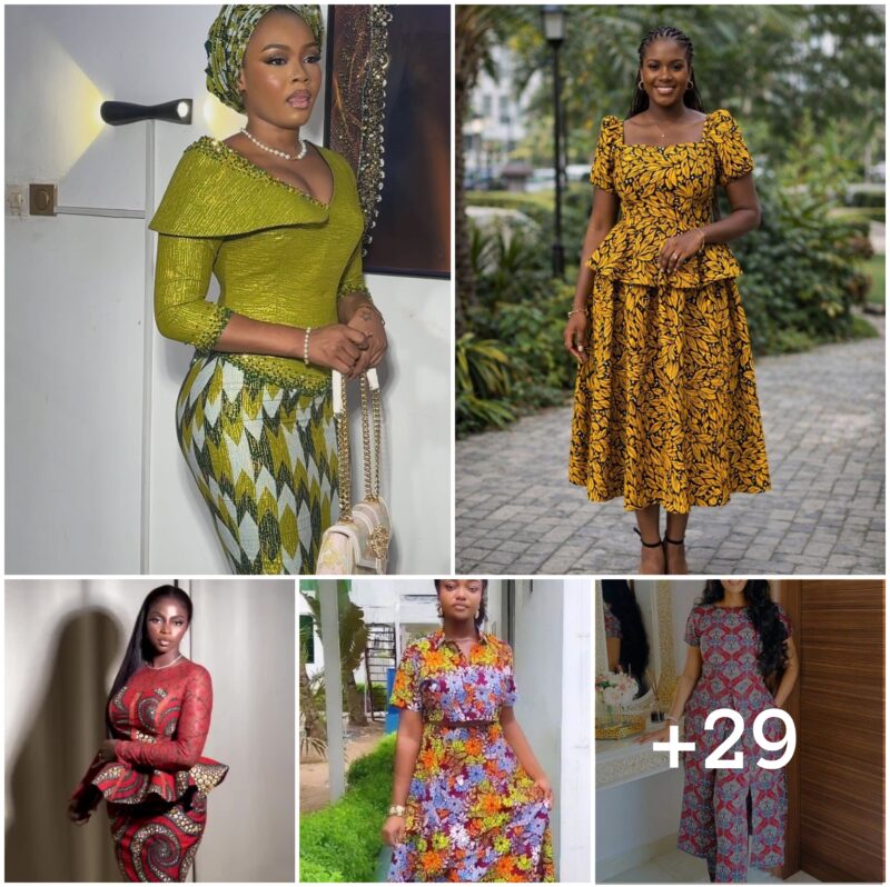 29 PHOTOS: Ankara Pattern Dress Designs