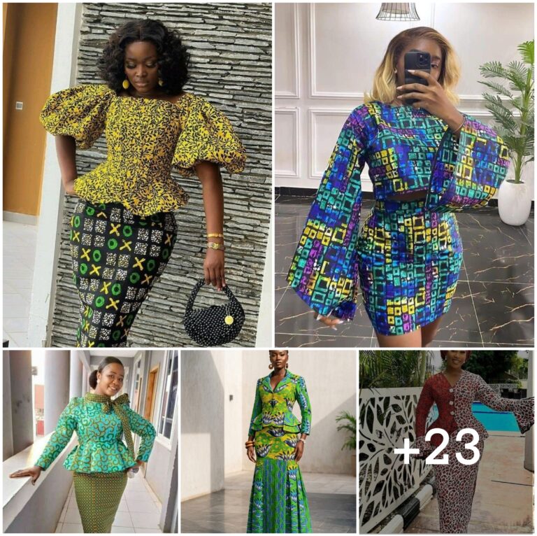23 PHOTOS: Ankara Fabric Dress Styles