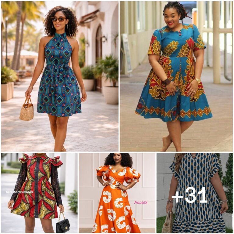 31 PHOTOS: Ankara Print Dress Styles