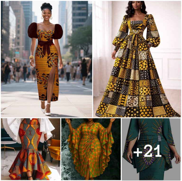 21 PHOTOS: Ankara Print Fashion Designs