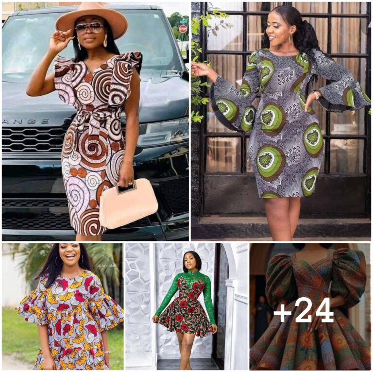 24 PHOTOS: Ankara Pattern Dress Designs