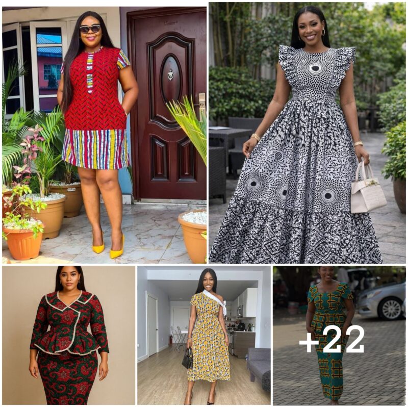 22 PHOTOS: Ankara Pattern Dress Looks
