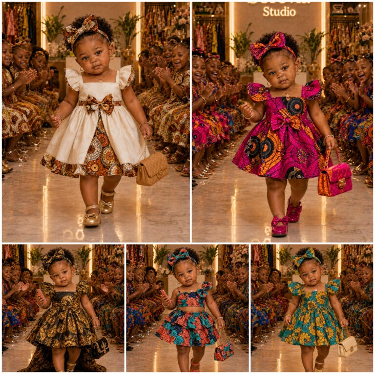 PHOTOS: Adorable Ankara Kids Fashion Runway Looks