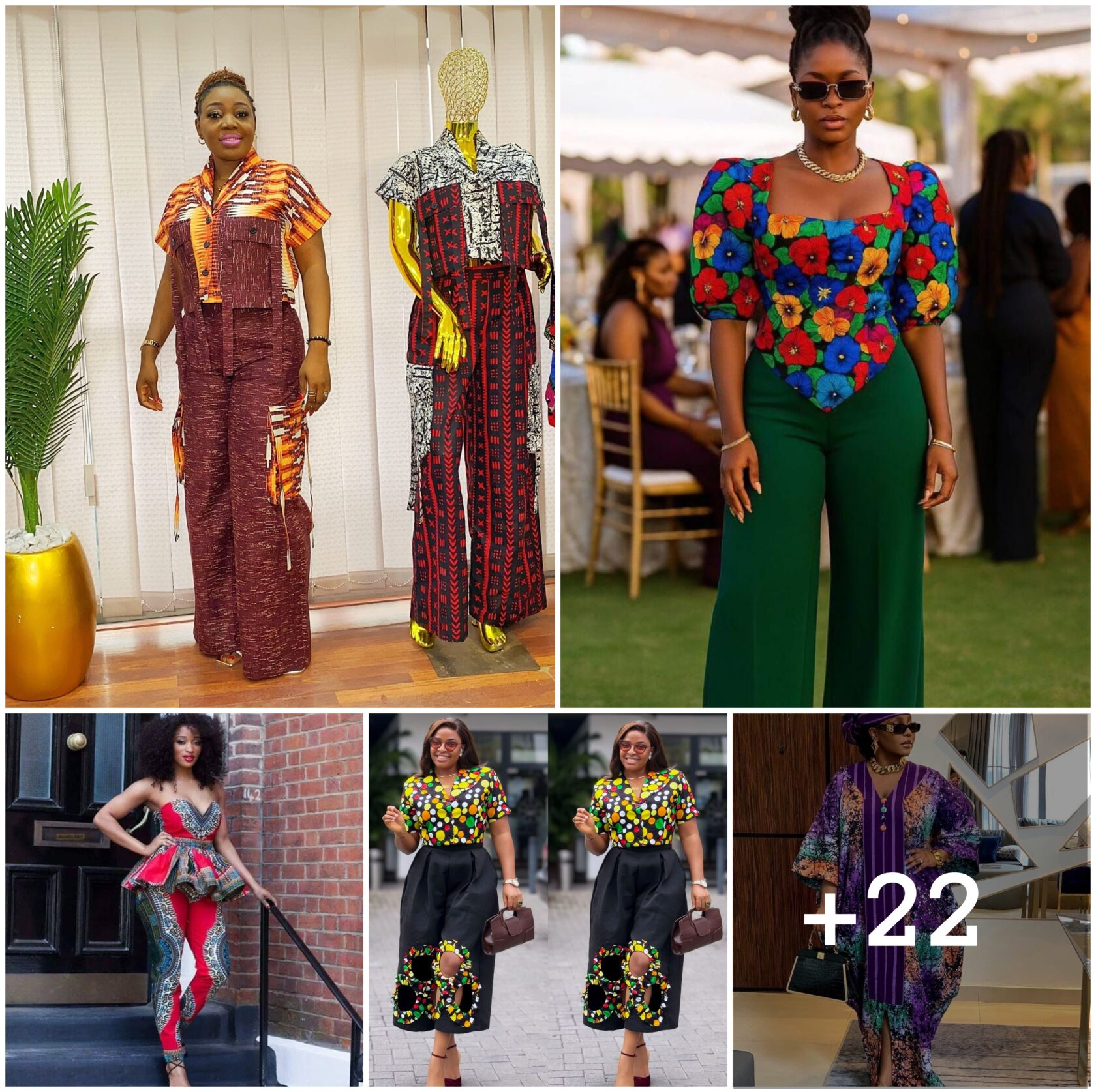 22 PHOTOS: Ankara Fabric Dress Designs