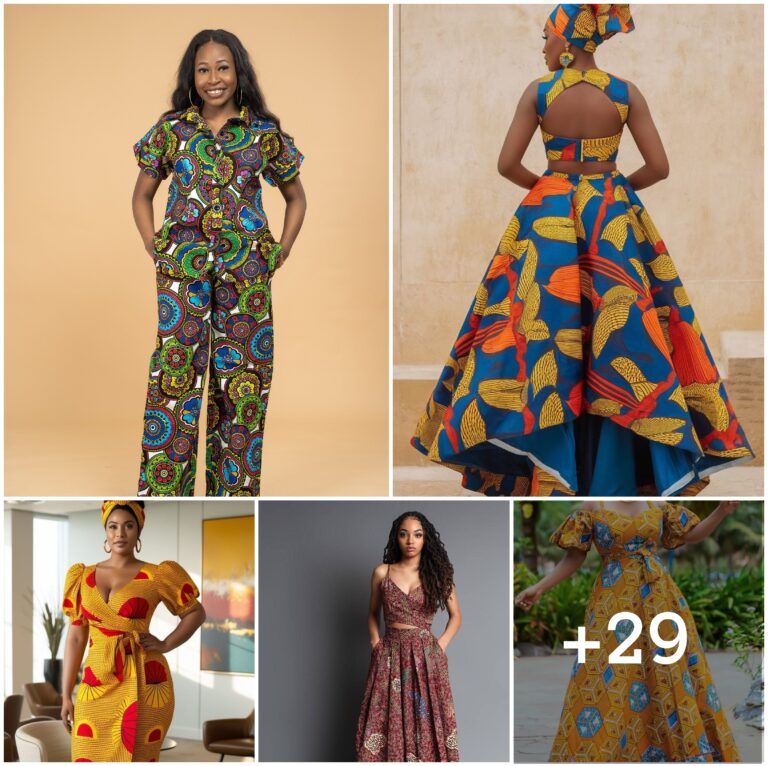 29 PHOTOS: Ankara Fabric Fashion Collections