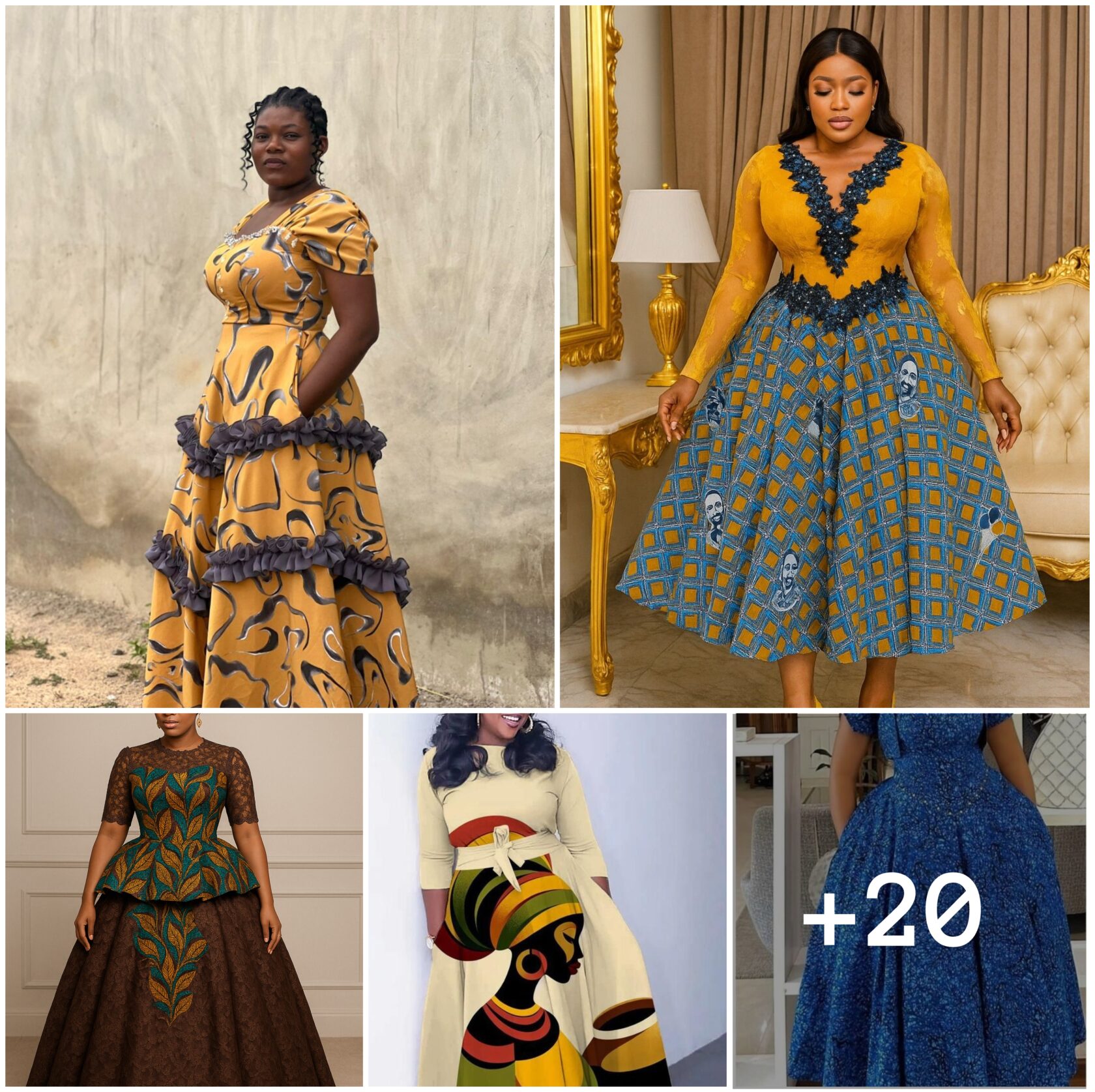 20 PHOTOS: Ankara Fabric Dress Looks