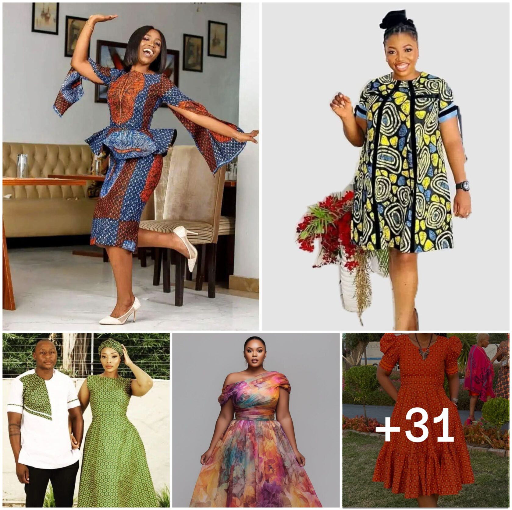 31 PHOTOS: Ankara Pattern Clothing Styles
