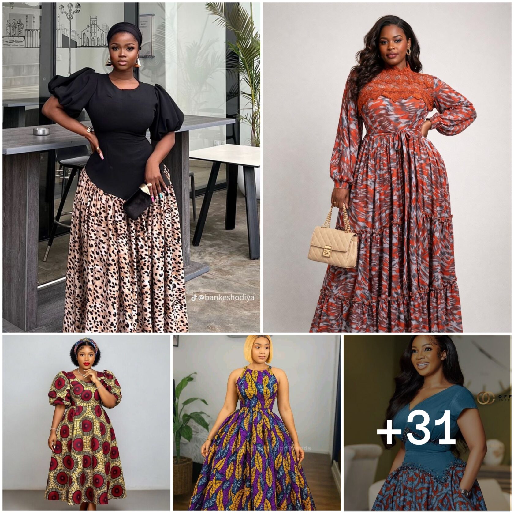 31 PHOTOS: Ankara Pattern Clothing Looks