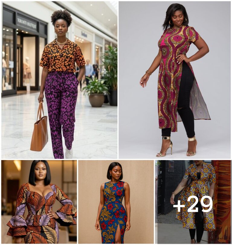 29 PHOTOS: Ankara Pattern Clothing Looks