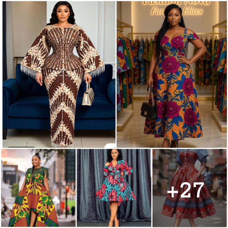 27 PHOTOS: Celebrity-Inspired Ankara Fashion Looks