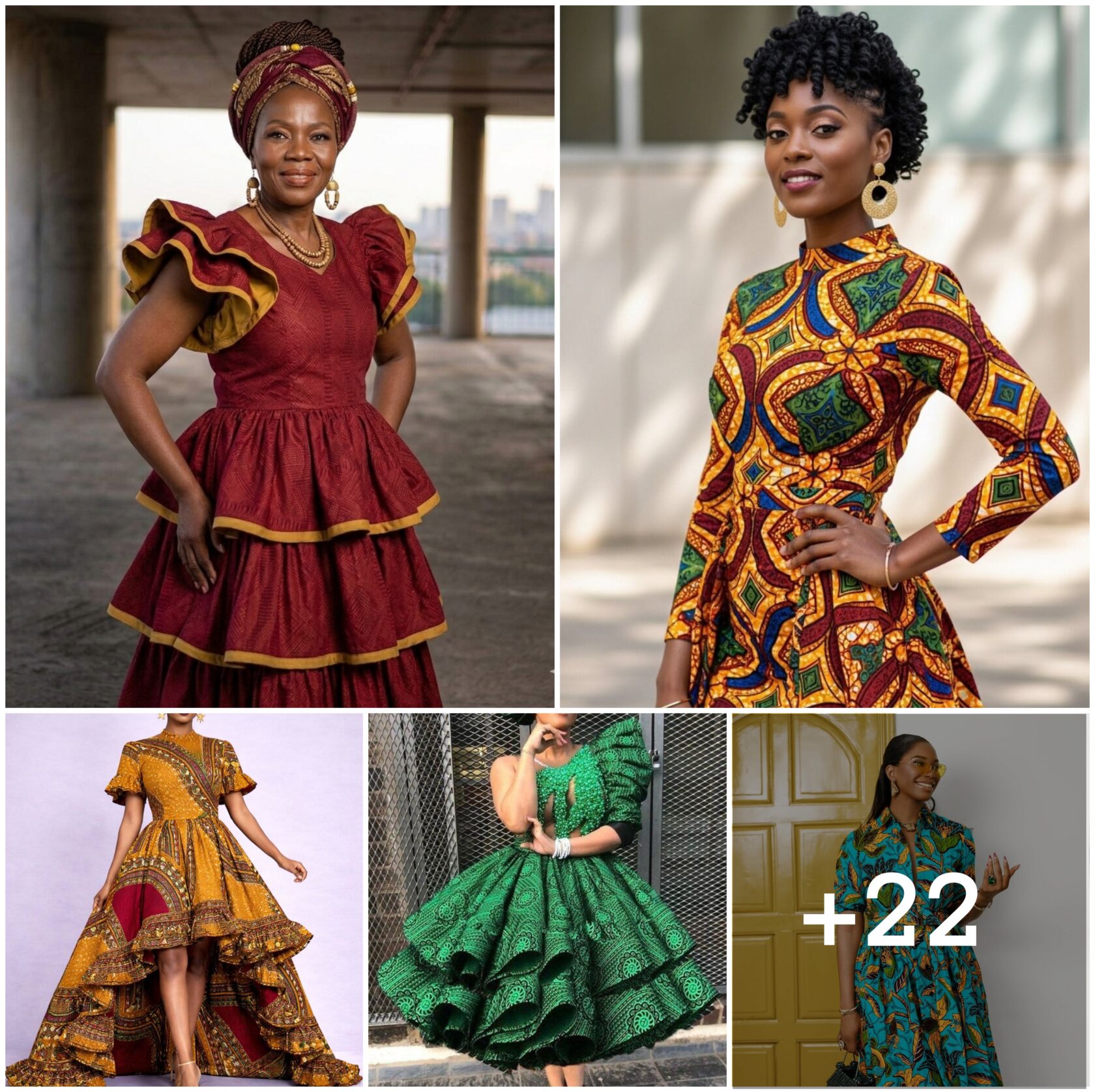 22 PHOTOS: Ankara Pattern Dress Looks
