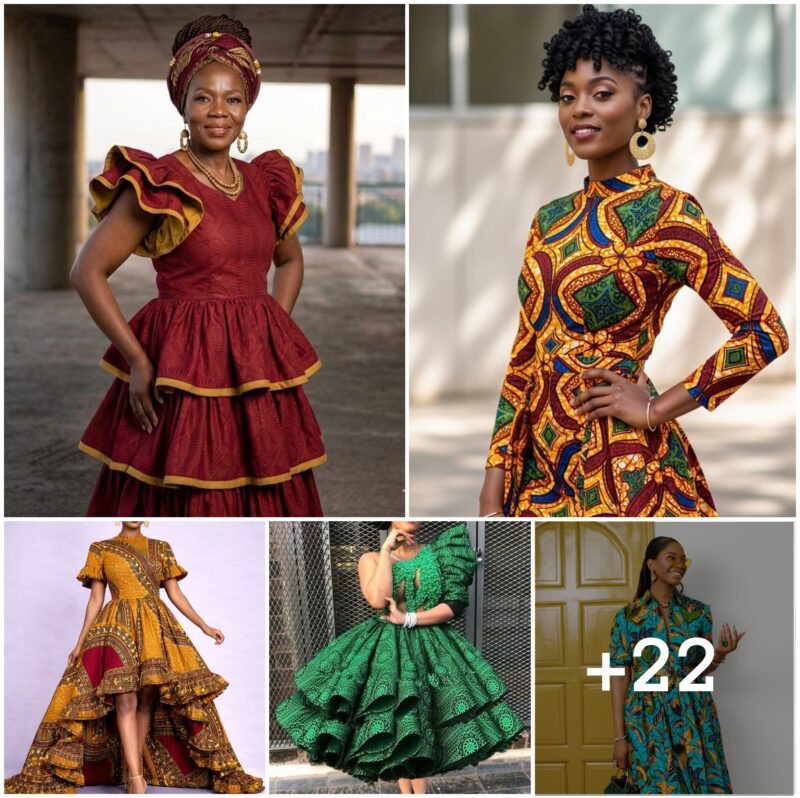 22 PHOTOS: Ankara Pattern Dress Looks
