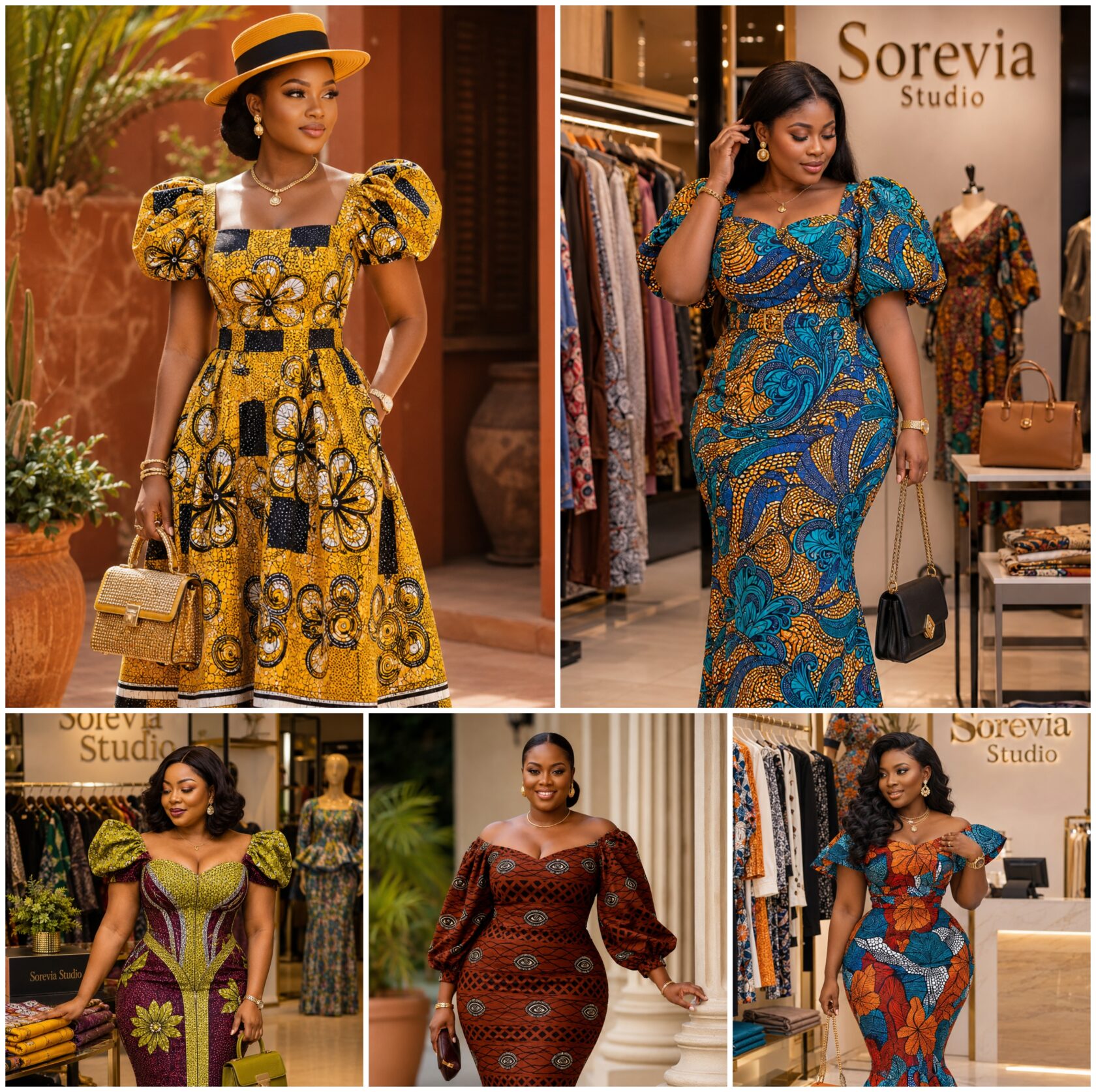 African Wax Print Dresses for Parties and Ceremonies