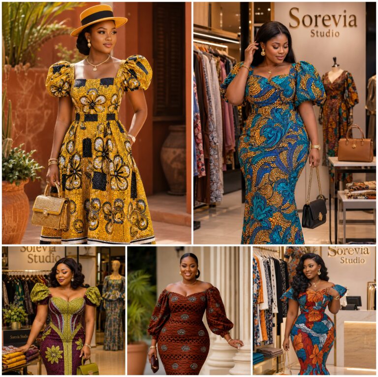 African Wax Print Dresses for Parties and Ceremonies