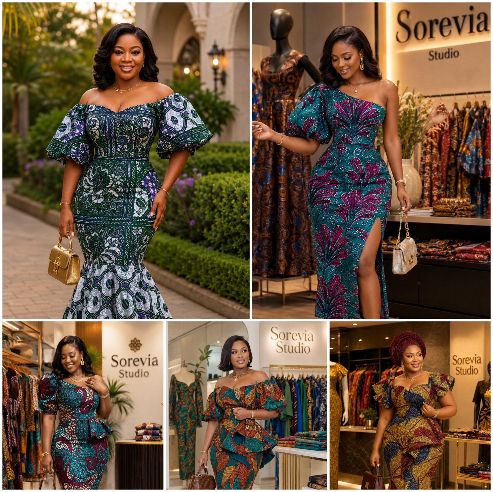 Ankara Dress Styles for Weddings and Special Events