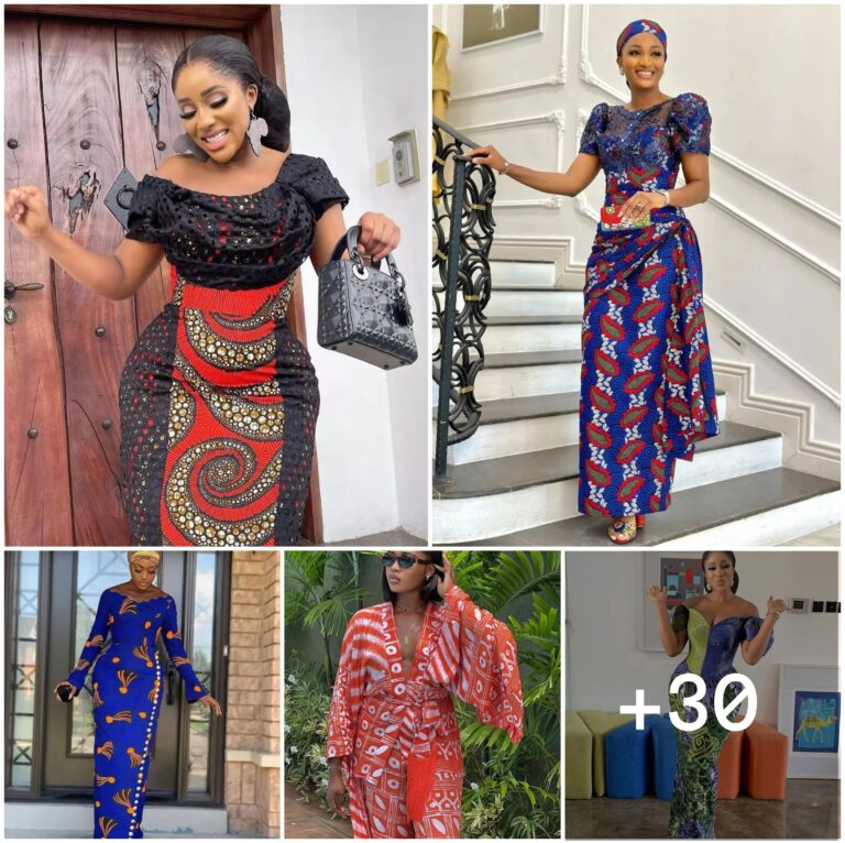 30 PHOTOS: Celebrity-Inspired Ankara Outfit Designs