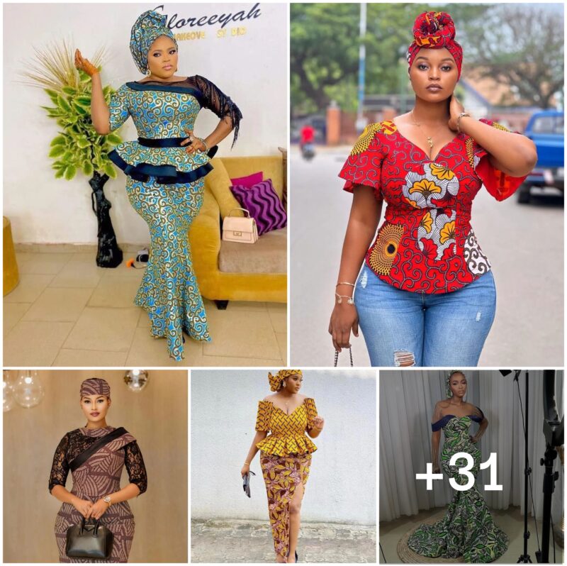 31 PHOTOS: Exclusive Ankara Blouse Designs
