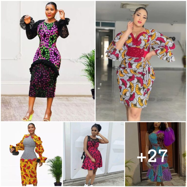 27 PHOTOS: Exclusive Ankara Midi Dress Styles